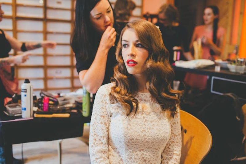 The Lipstick and Curls Bridal Hair and Make up experts. Vintage, modern,  alternative or classic styling.