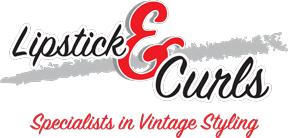 Lipstick and Curls Logo